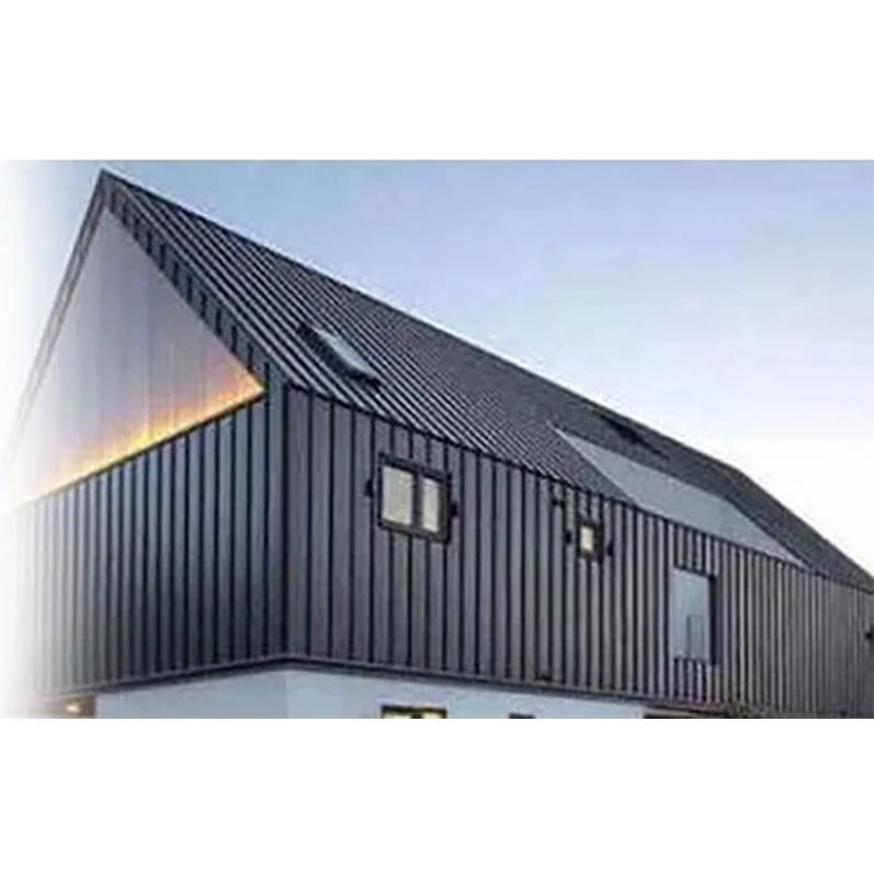 Dacheindeckung aus verzinktem Blech